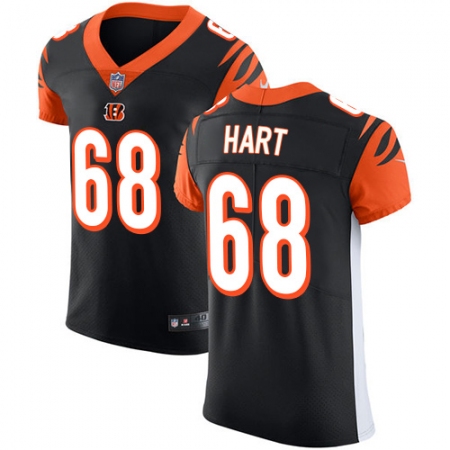 Latest  Mens Cincinnati Bengals #68 Bobby Hart Black Team Color Vapor Untouchable Elite Player NFL Jersey