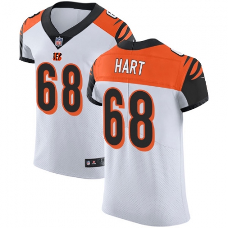 Latest  Mens Cincinnati Bengals #68 Bobby Hart White Vapor Untouchable Elite Player NFL Jersey