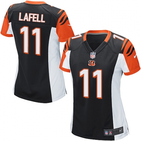Best  Womens Cincinnati Bengals #11 Brandon LaFell Game Black Team Color NFL Jersey