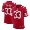 Rock Ya-Sin 33 San Francisco 49ers Team Game Scarlet Men Jersey Online