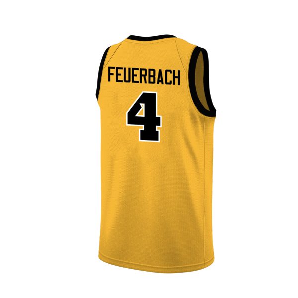 Kylie Feuerbach 4 Iowa Hawkeyes 2024 Final Four Patch Women's Basketball Jersey - Unisex Jersey - Image 5