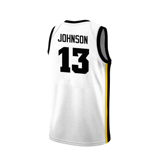 Kennise Johnson 13 Iowa Hawkeyes 2024 Final Four Patch Women's Basketball Jersey - Unisex Jersey - Image 4