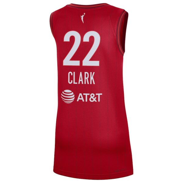 Caitlin Clark 22 Indiana Fever 2024 WNBA Draft Rebel Edition Victory Unisex Jersey - Red - Image 3