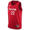 Caitlin Clark 22 Indiana Fever Youth 2024 WNBA Draft Rebel Edition Jersey - Red - Image 2
