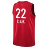 Caitlin Clark 22 Indiana Fever Youth 2024 WNBA Draft Rebel Edition Jersey - Red - Image 3