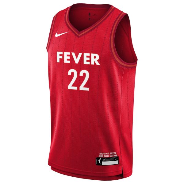 Caitlin Clark 22 Indiana Fever 2024 WNBA Draft Jersey - Unisex Jersey - Red - Image 2