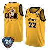 Caitlin Clark 22 Iowa Hawkeyes 2024 Basketball Jersey Graphic Pattern V3 - Yellow
