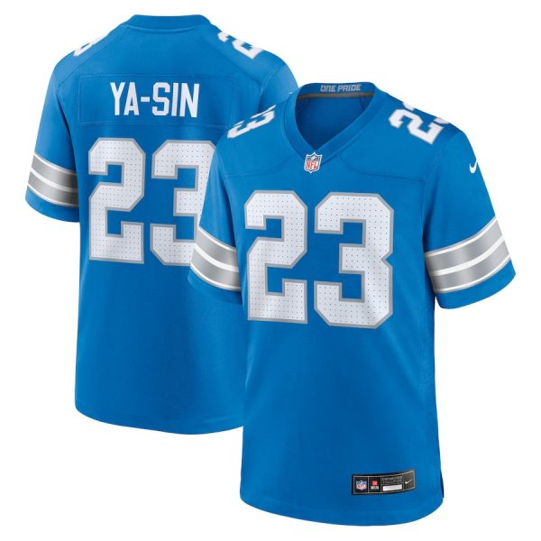 Rock Ya-Sin 23 Detroit Lions Team Game Men Jersey - Blue