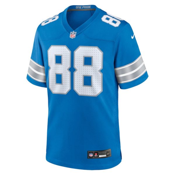 Kenny Yeboah 88 Detroit Lions Team Game Men Jersey - Blue - Image 2