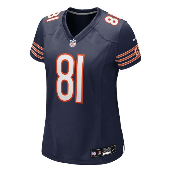 Durham Smythe 81 Chicago Bears Women's Team Game Jersey - Navy - Image 2