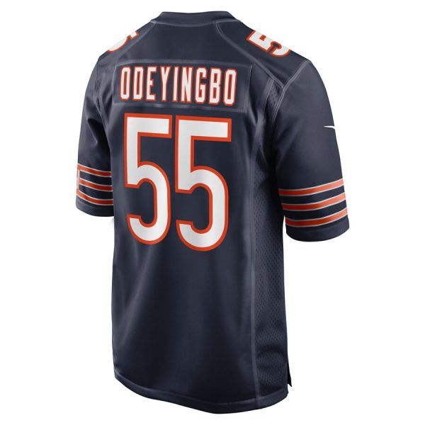 Dayo Odeyingbo 55 Chicago Bears Team Game Men Jersey - Navy - Image 3
