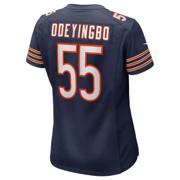 Dayo Odeyingbo 55 Chicago Bears Women's Team Game Jersey - Navy - Image 3