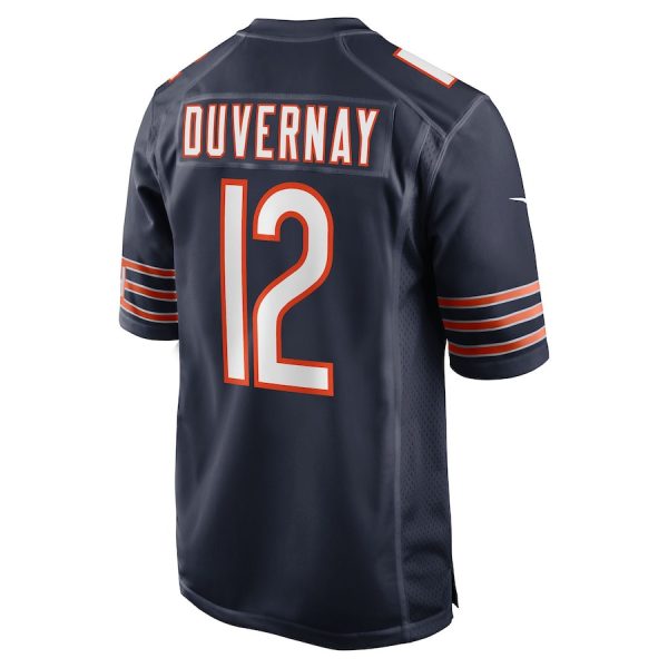 Devin Duvernay 12 Chicago Bears Team Game Men Jersey - Navy - Image 3