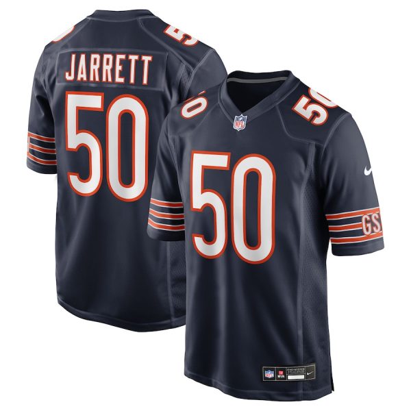 Grady Jarrett 50 Chicago Bears Team Game Men Jersey - Navy