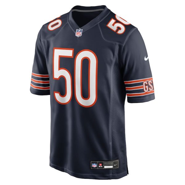 Grady Jarrett 50 Chicago Bears Team Game Men Jersey - Navy - Image 2