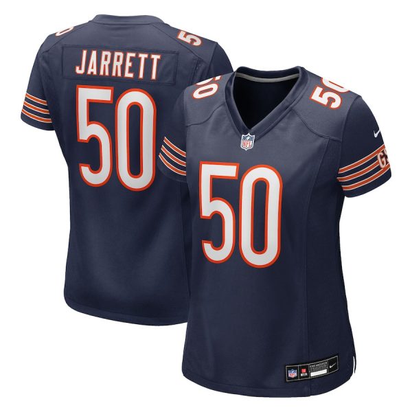 Grady Jarrett 50 Chicago Bears Women's Team Game Jersey - Navy