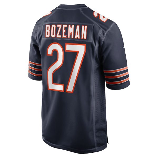 Swayze Bozeman 27 Chicago Bears Team Game Men Jersey - Navy - Image 3