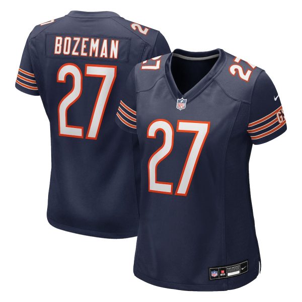 Swayze Bozeman 27 Chicago Bears Women's Team Game Jersey - Navy