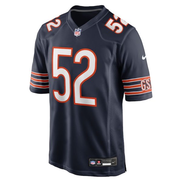 Drew Dalman 52 Chicago Bears Team Game Men Jersey - Navy - Image 2