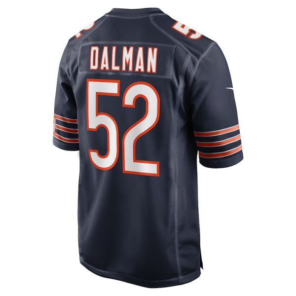 Drew Dalman 52 Chicago Bears Team Game Men Jersey - Navy - Image 3