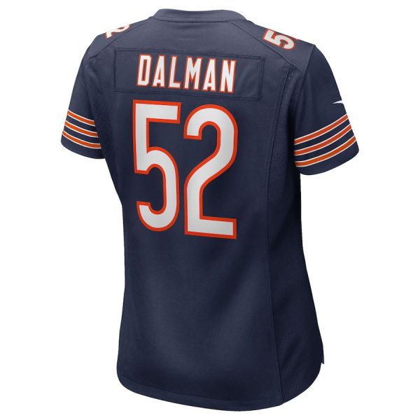 Drew Dalman 52 Chicago Bears Women's Team Game Jersey - Navy - Image 3
